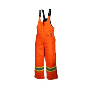 Pantalon combinaison du travailleur orange